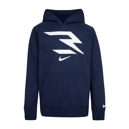 Nike 3BRAND by Russell Wilson Big Boys Hoodie, Medium, Blue