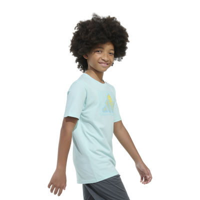 adidas Big Kid Boys Crew Neck Short Sleeve Regular Fit Graphic T-Shirt