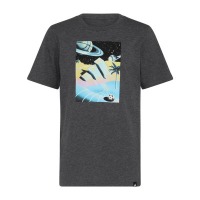 adidas Big Kid Boys Crew Neck Short Sleeve Regular Fit Graphic T-Shirt