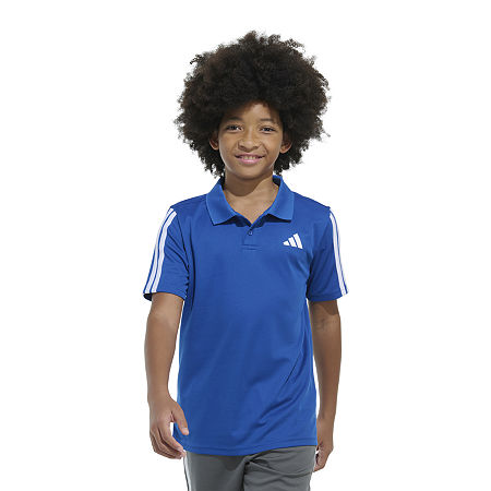 adidas Big Boys Dri-Fit Short Sleeve Graphic T-Shirt, X-large (18-20), Blue