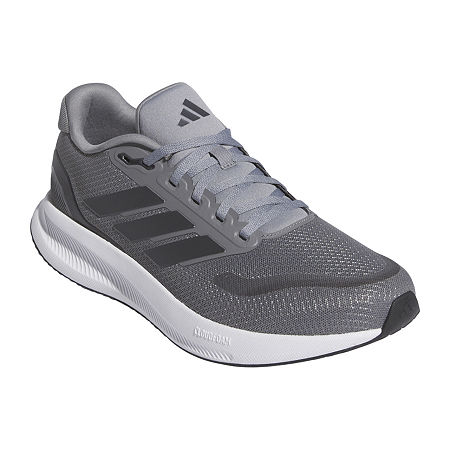 adidas Runfalcon 4 Mens Wide Width Sneakers, 8 Wide, Gray