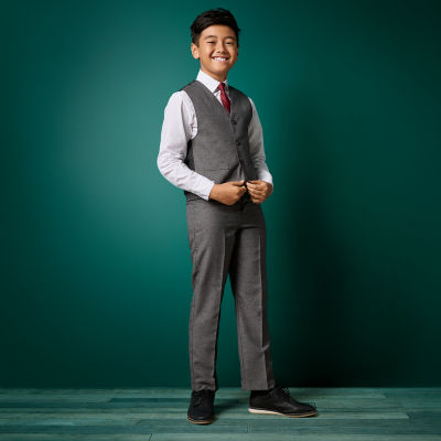 Thereabouts Mackem Little & Big Kid Boys Round Closed Toe Oxford Shoes