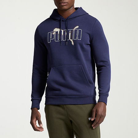 PUMA Mens Long Sleeve Hoodie, Xx-large, Blue