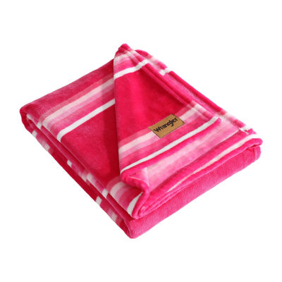 Wrangler Saddle Stripe Washable Throw