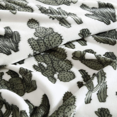 Wrangler Cactus Garden Washable Throw
