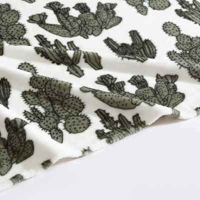 Wrangler Cactus Garden Washable Throw