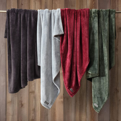 Eddie Bauer Ultra Lux Solid Washable Throw