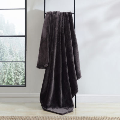 Eddie Bauer Ultra Lux Solid Washable Throw