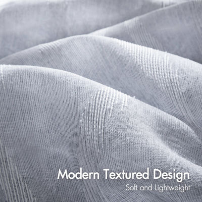 Madison Park Candice Sheer Shower Curtain