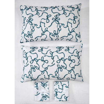 Truly Soft Printed Bow Sheet Set