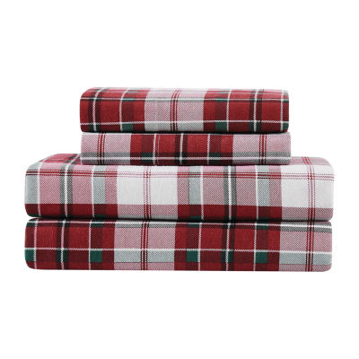 Truly Soft Holiday Plaid Flannel Sheet Set