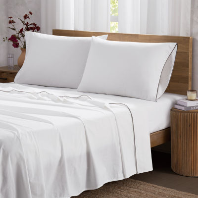 Brooklyn Loom Merrowed Edge Cotton Deep Pocket Sheet Set