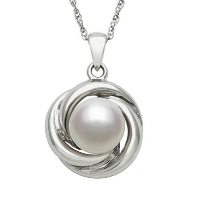 Sterling Silver Cultured Freshwater Pearl Pendant Necklace