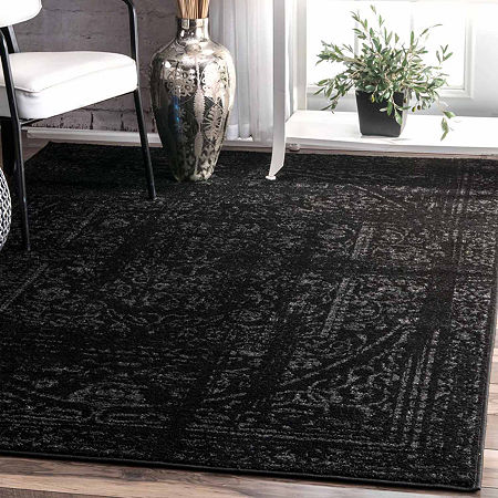 NuLoom Vintage Arlena Rug, One Size, Black