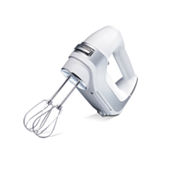 Hamilton Beach Professional 7-Speed White Hand Mixer with SoftScrape  Beaters, Whisk, Dough Hooks and Snap-On Storage Case 62656 - The Home Depot