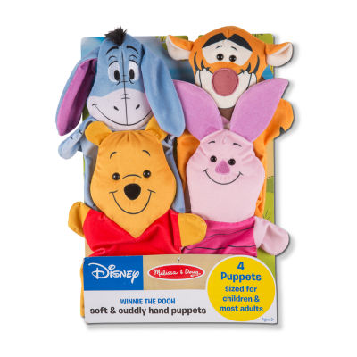Melissa & Doug Winnie The Pooh Soft & Cuddly Hand Puppets