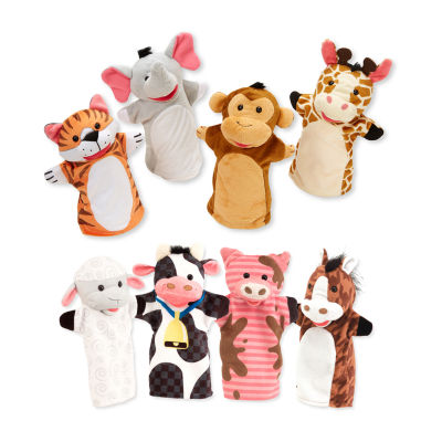Melissa & Doug Hand Puppet Bundles - Farm & Zoo Friends