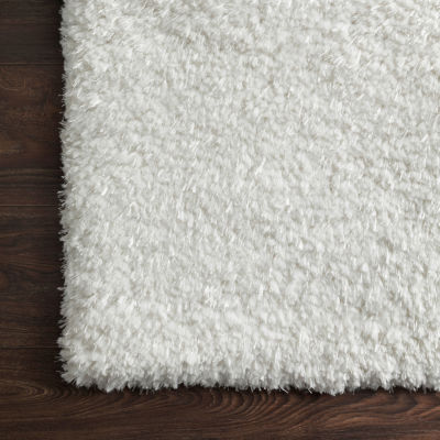 Loloi Mila Shag Hand Tufted Indoor Rectangular Accent Rug