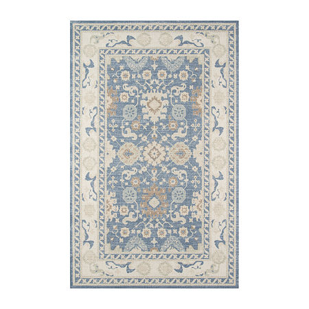 Momeni Anatolia Design No. 3 Indoor Rectangular Accent Rug, One Size, Blue