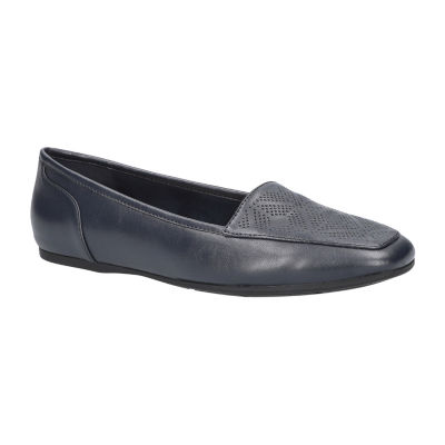 Easy Street Womens Thrill Perf Square Toe Slip-On Shoe