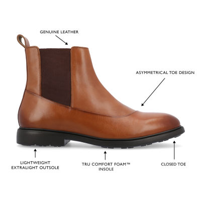 Thomas And Vine Mens Hanford Flat Heel Chelsea Boots