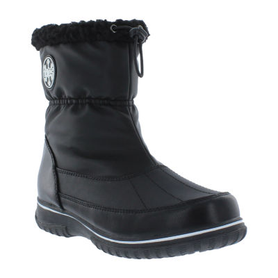 Totes Womens Ariana Waterproof Flat Heel Winter Boots