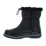 Totes Womens Ariana Waterproof Flat Heel Winter Boots, Color: Black ...