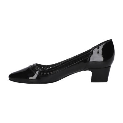 Easy Street Womens Giana Closed Toe Flat Heel Pumps