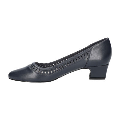 Easy Street Womens Giana Flat Heel Pumps