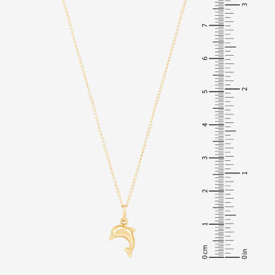 Girls 14K Gold Pendant Necklace