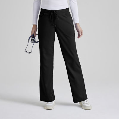 Greys Anatomy Classic Kira 5-Pocket Womens Plus Tall Moisture Wicking Scrub  Pants