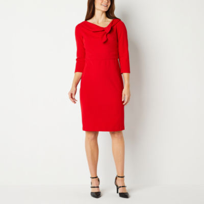 Liz claiborne short sleeve best sale sheath dress