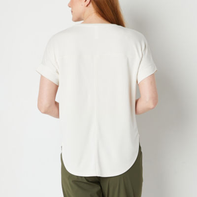 Stylus Womens Crew Neck Short Sleeve T-Shirt