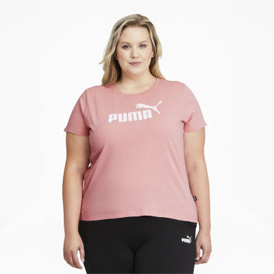 PUMA Essentials Womens Crew Neck Short Sleeve T-Shirt Plus