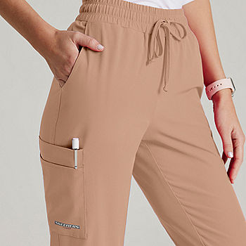 Skechers Theory 4-Pocket Womens Petite Stretch Fabric Moisture Wicking  Scrub Pants - JCPenney