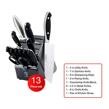 Henckels 11 Piece Hi Definition Stainless Steel Knife Set with