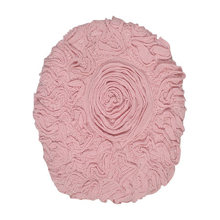 Home Weavers Inc Bellflower Lid Cover In Pink