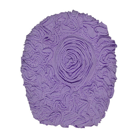 Home Weavers Inc Bellflower Lid Cover In Purple