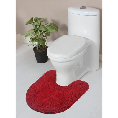 Home Weavers Inc Double Ruffle Quick Dry 20X20 Inch Bath Rug