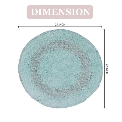 Home Weavers Inc Radiant 22 Inch Round Bath Rug
