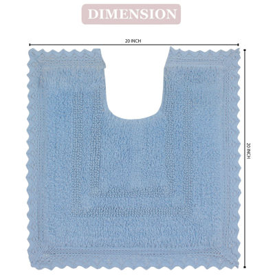 Home Weavers Inc Opulent Reversible 20X20 Inch Bath Rug