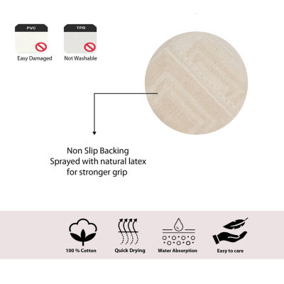 Home Weavers Inc Opulent Reversible 21X54 Inch Bath Rug