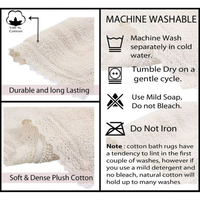 Home Weavers Inc Opulent Reversible 21X54 Inch Bath Rug