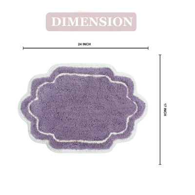 Home Weavers Inc Allure Quick Dry 17X24 Inch Bath Rug