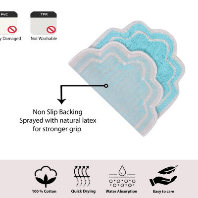 Home Weavers Inc Allure Quick Dry 20X20 Inch Bath Rug