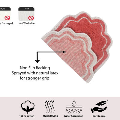 Home Weavers Inc Allure Quick Dry 21X34 Inch Bath Rug