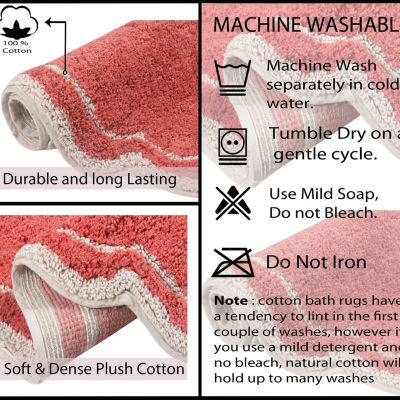 Home Weavers Inc Allure Quick Dry 21X34 Inch Bath Rug