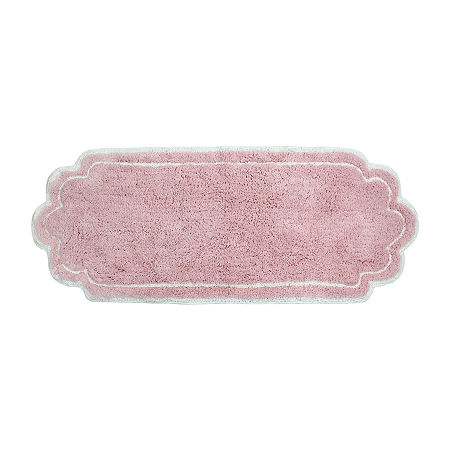 Home Weavers Inc Allure Quick Dry 21x54 Inch Bath Rug In Pink