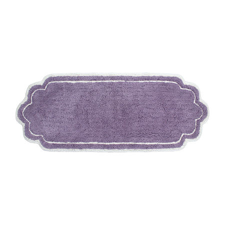 Home Weavers Inc Allure Quick Dry 21x54 Inch Bath Rug In Purple