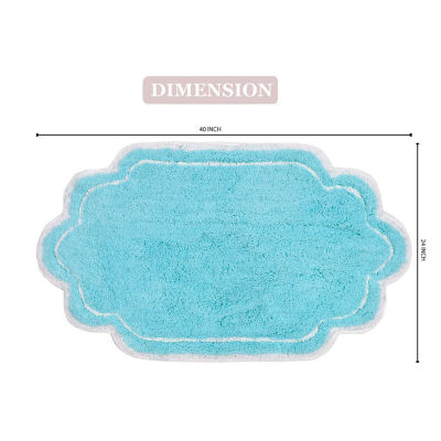 Home Weavers Inc Allure Quick Dry 24X40 Inch Bath Rug